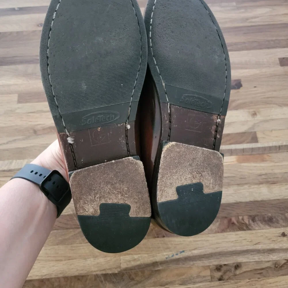Cole Haan Men's Pinch Tassel  Brown Leather Loafers
